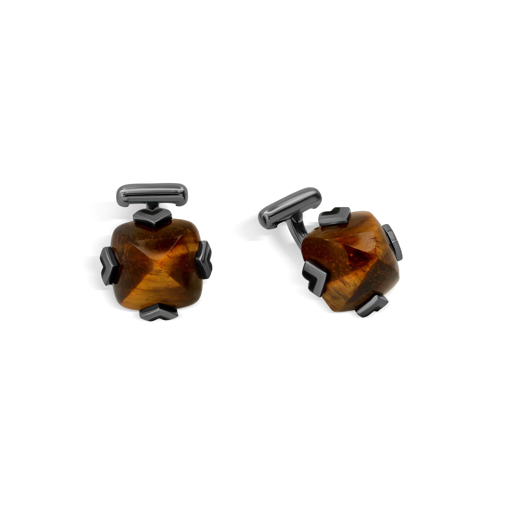 Tiger's Eye Montanha Cuff Links