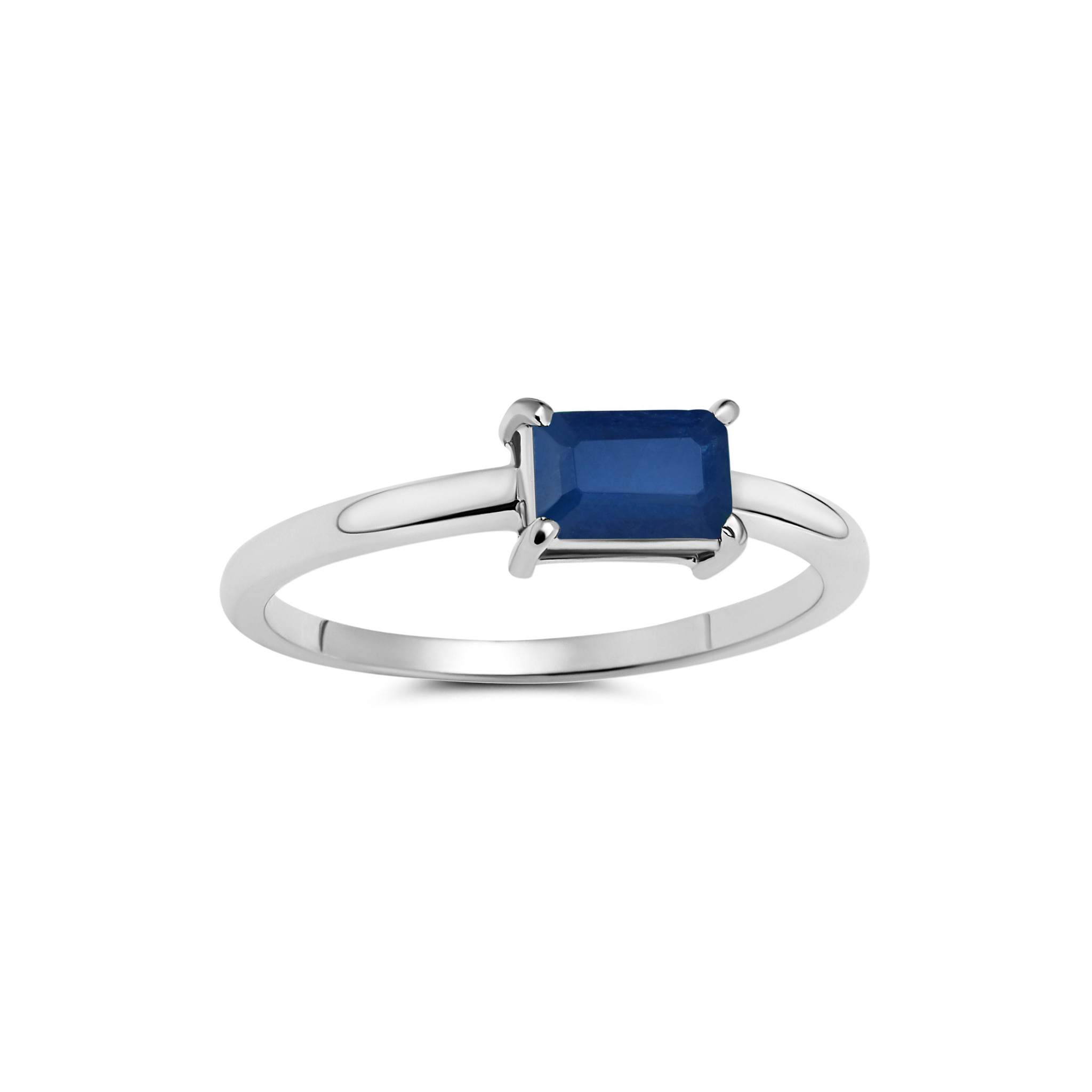 Sapphire East West Ring
