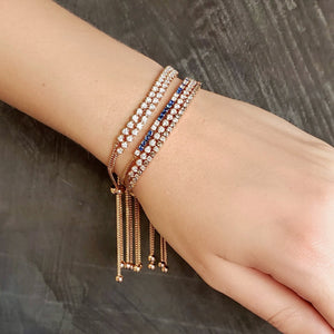 Graziela Gems - Black Diamond Bolo Bracelet - 