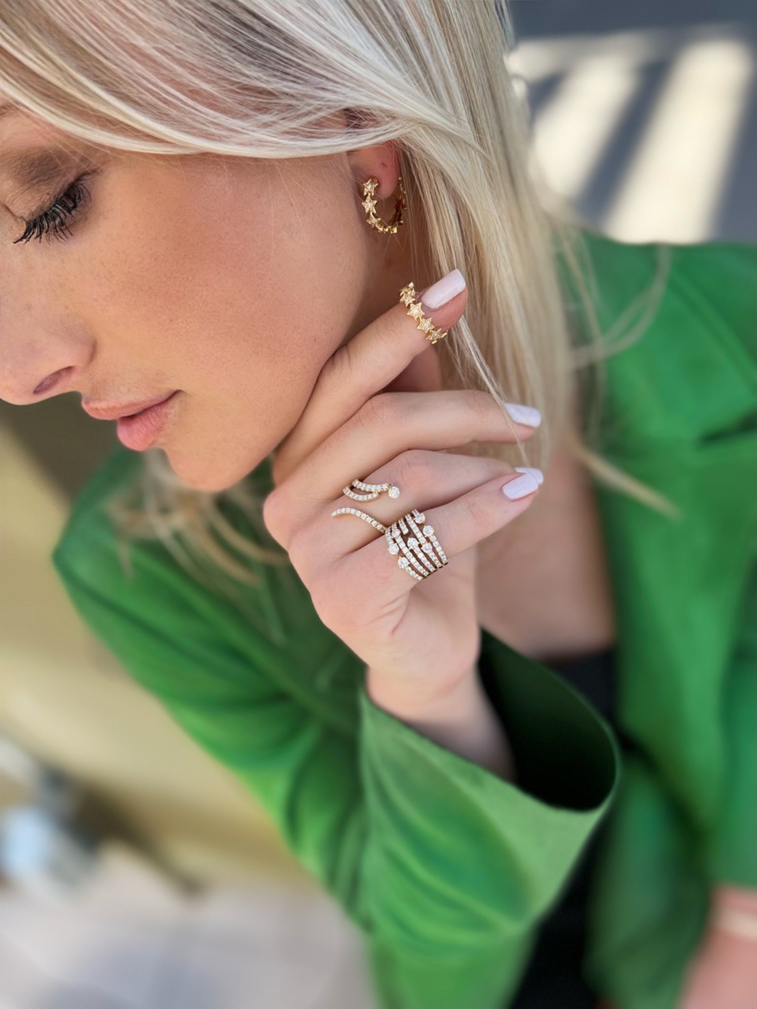 Diamond Medium Cage Ring