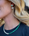 Emerald & Diamond Collar Necklace