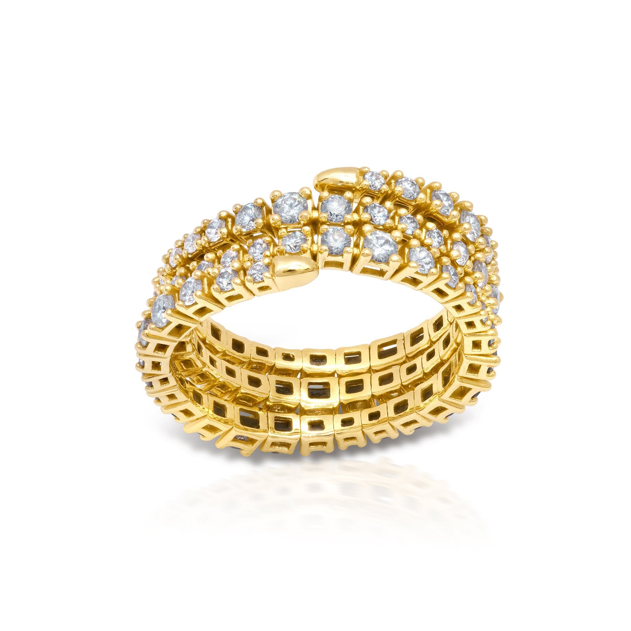 Swirl Coil Ring