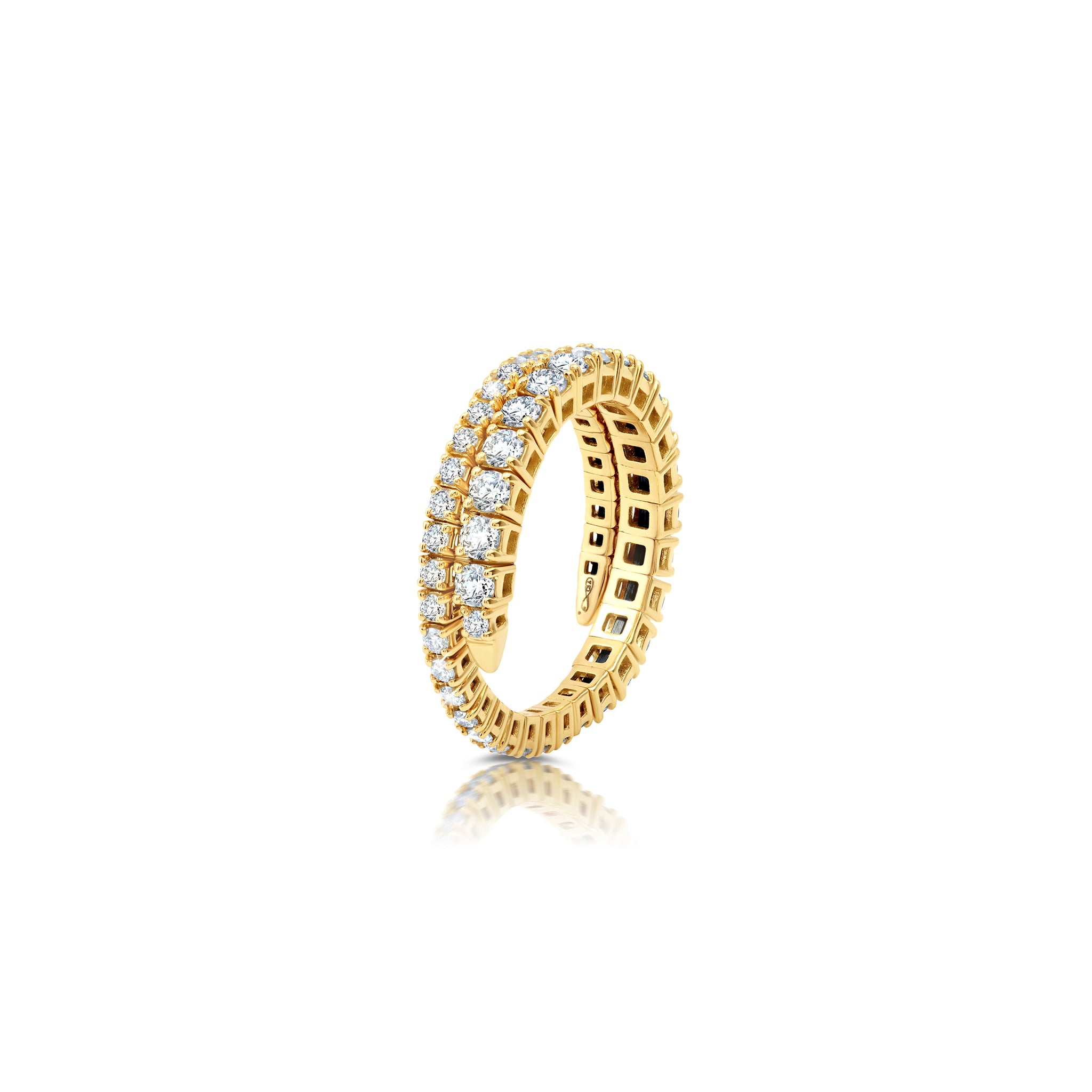 Single Swirl Coil Ring