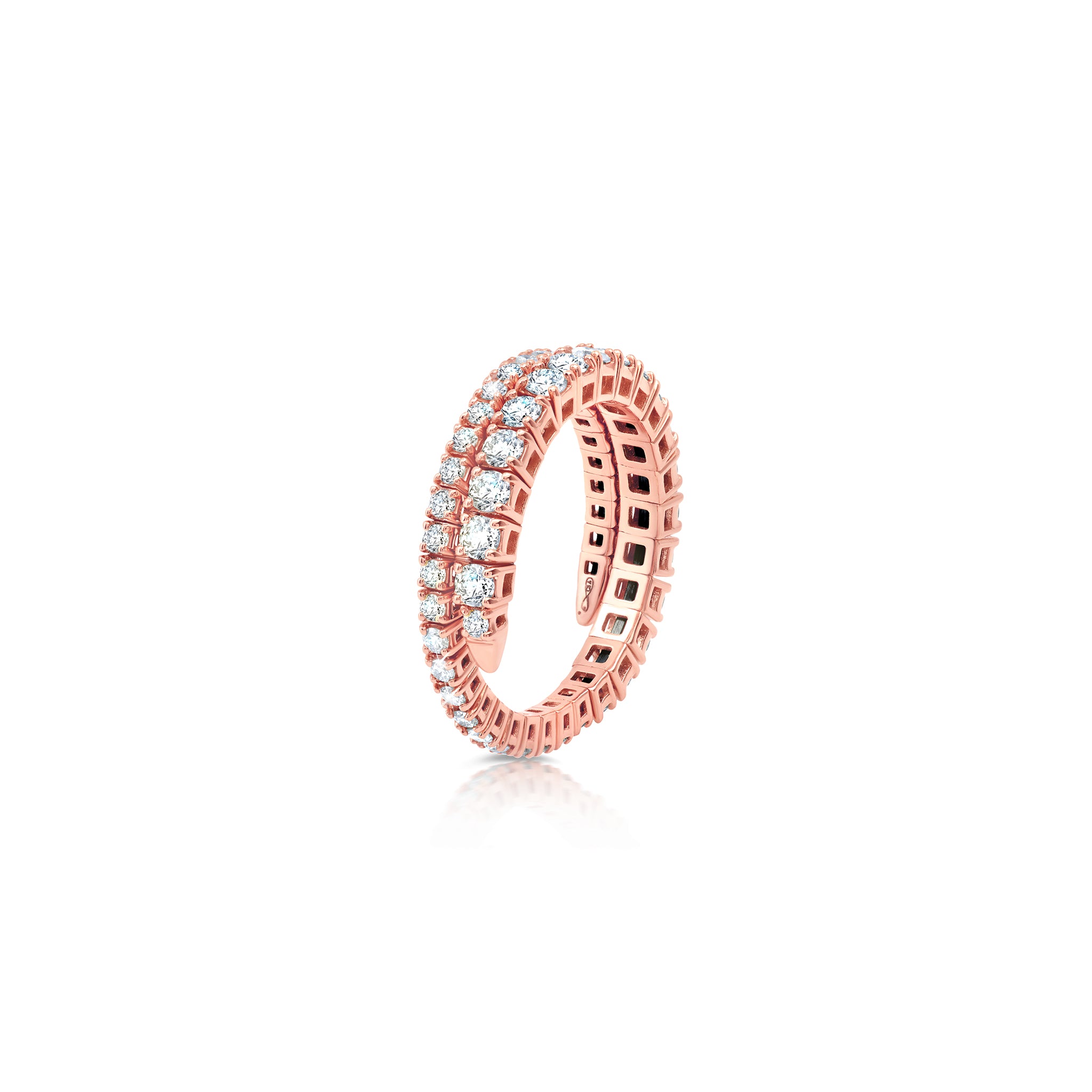 Single Swirl Coil Ring