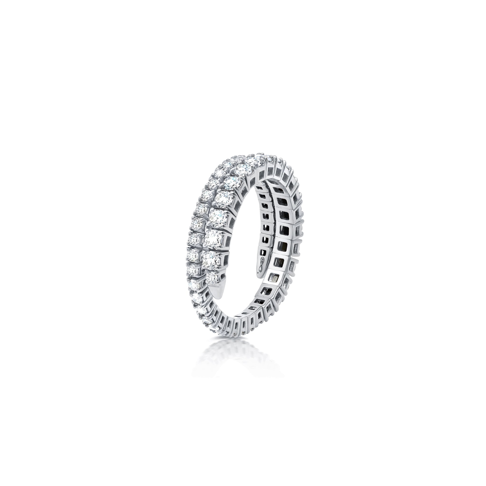 Single Swirl Coil Ring