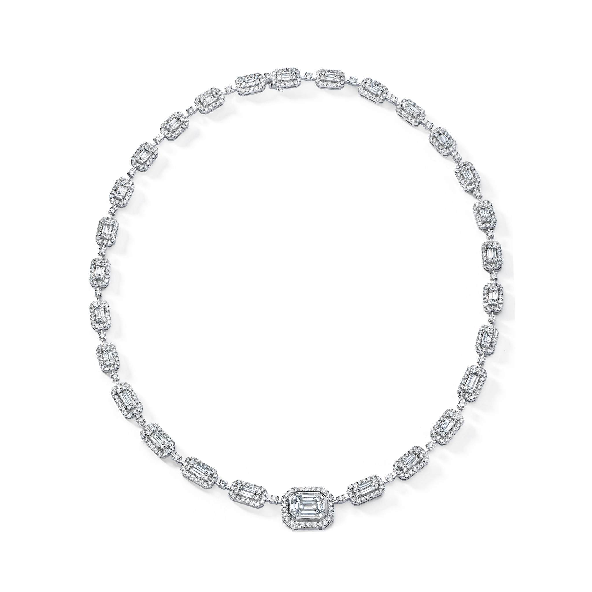 Graziela Gems - Necklace - Diamond Ascension Illusion Dream Necklace - 