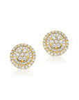 Graziela Gems - Diamond Small Pizza Earrings - Yellow