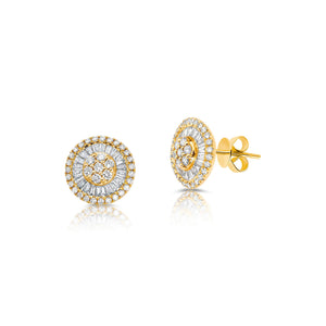 Graziela Gems - Medium Pizza Earrings - 
