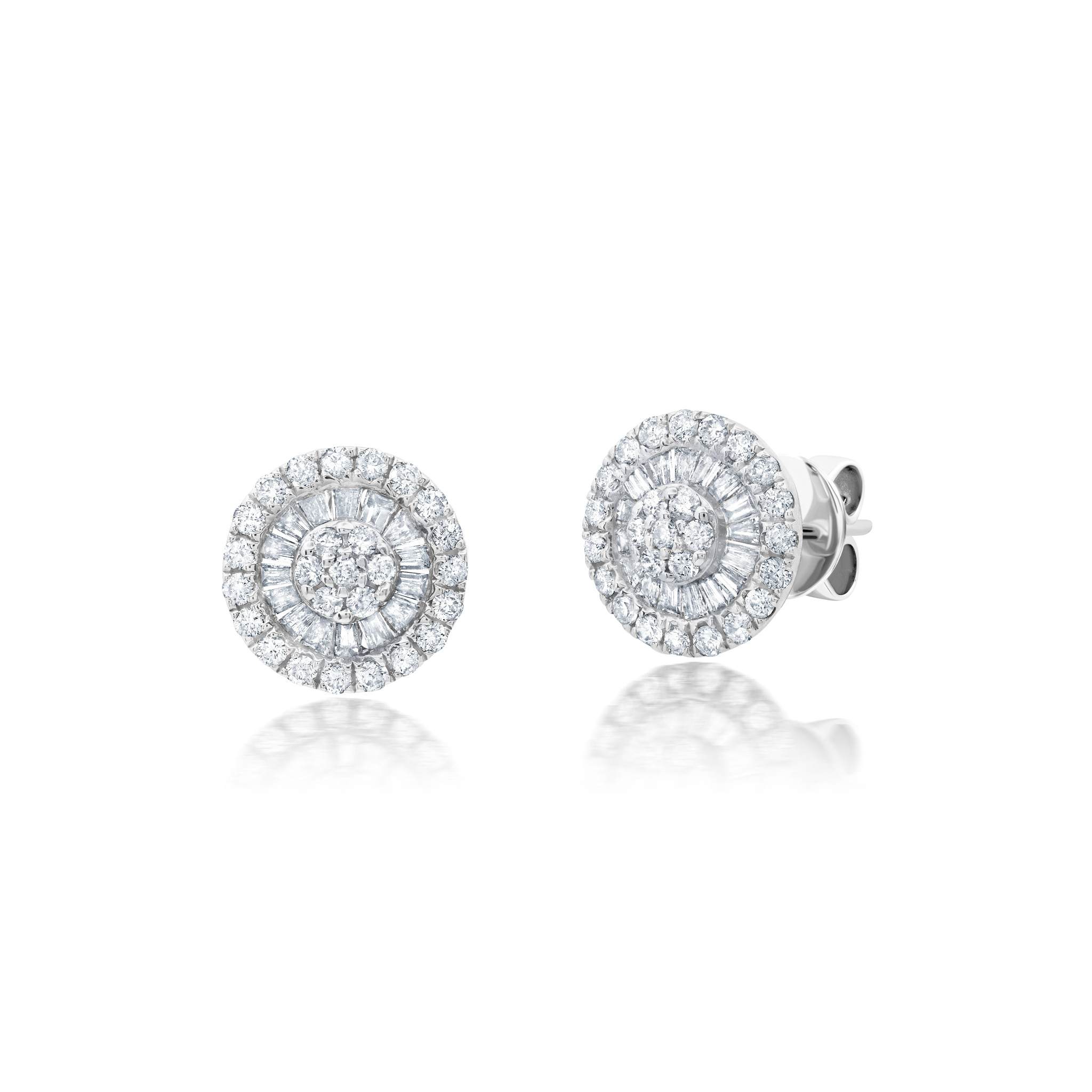 Graziela Gems - Diamond Tiny Pizza Earrings - 