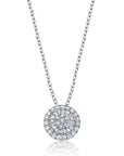Graziela Gems - Necklace - Diamond Tiny Pizza Necklace - White Gold