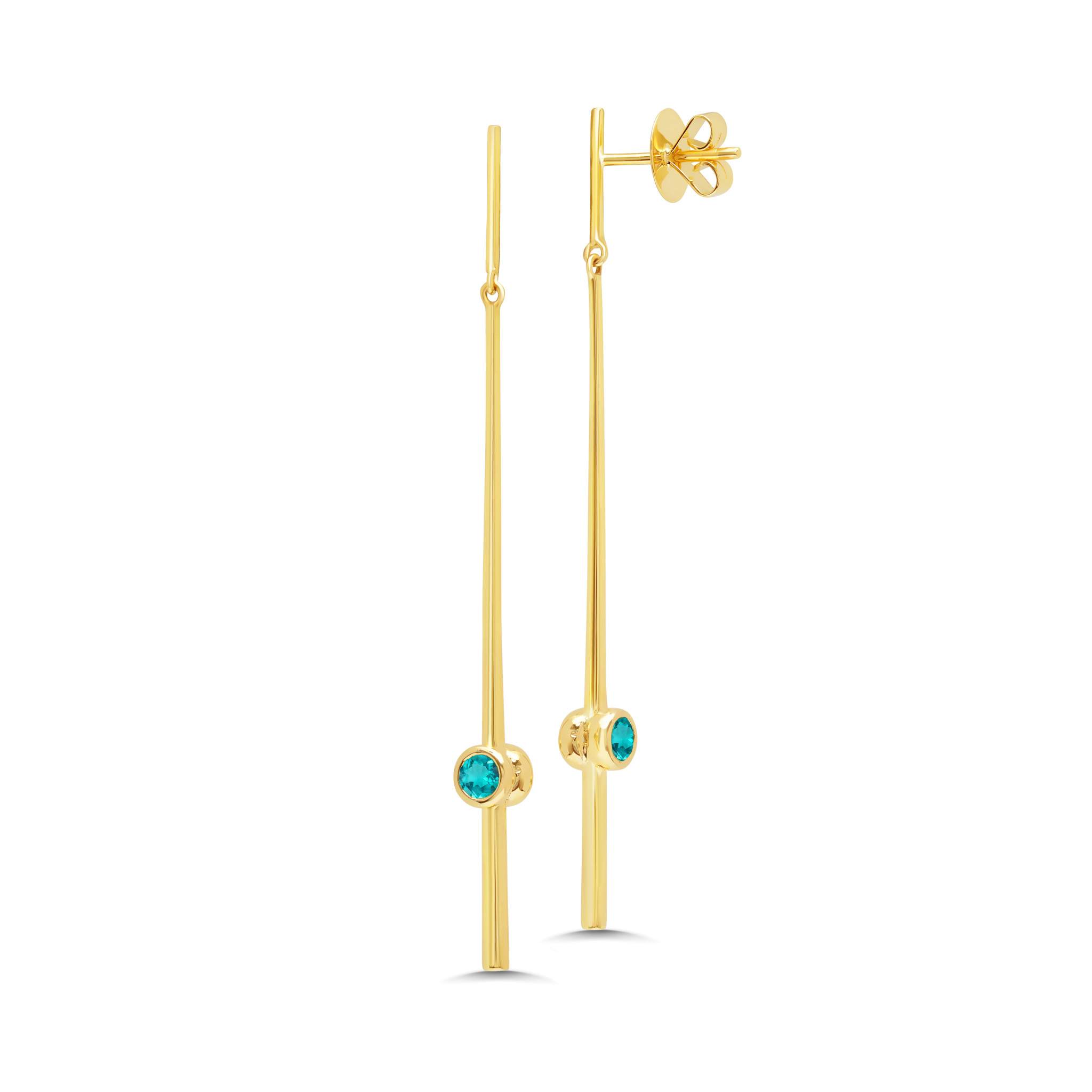 Graziela Gems - Paraiba Tourmaline Earrings - 