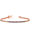 Graziela Gems - Rainbow Sapphire Tennis Bracelet -