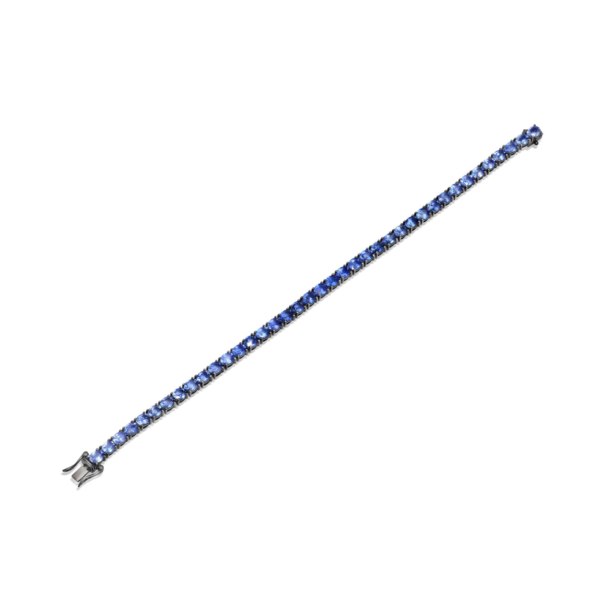 Graziela Gems - Ombre Blue Sapphire Tennis Bracelet - 