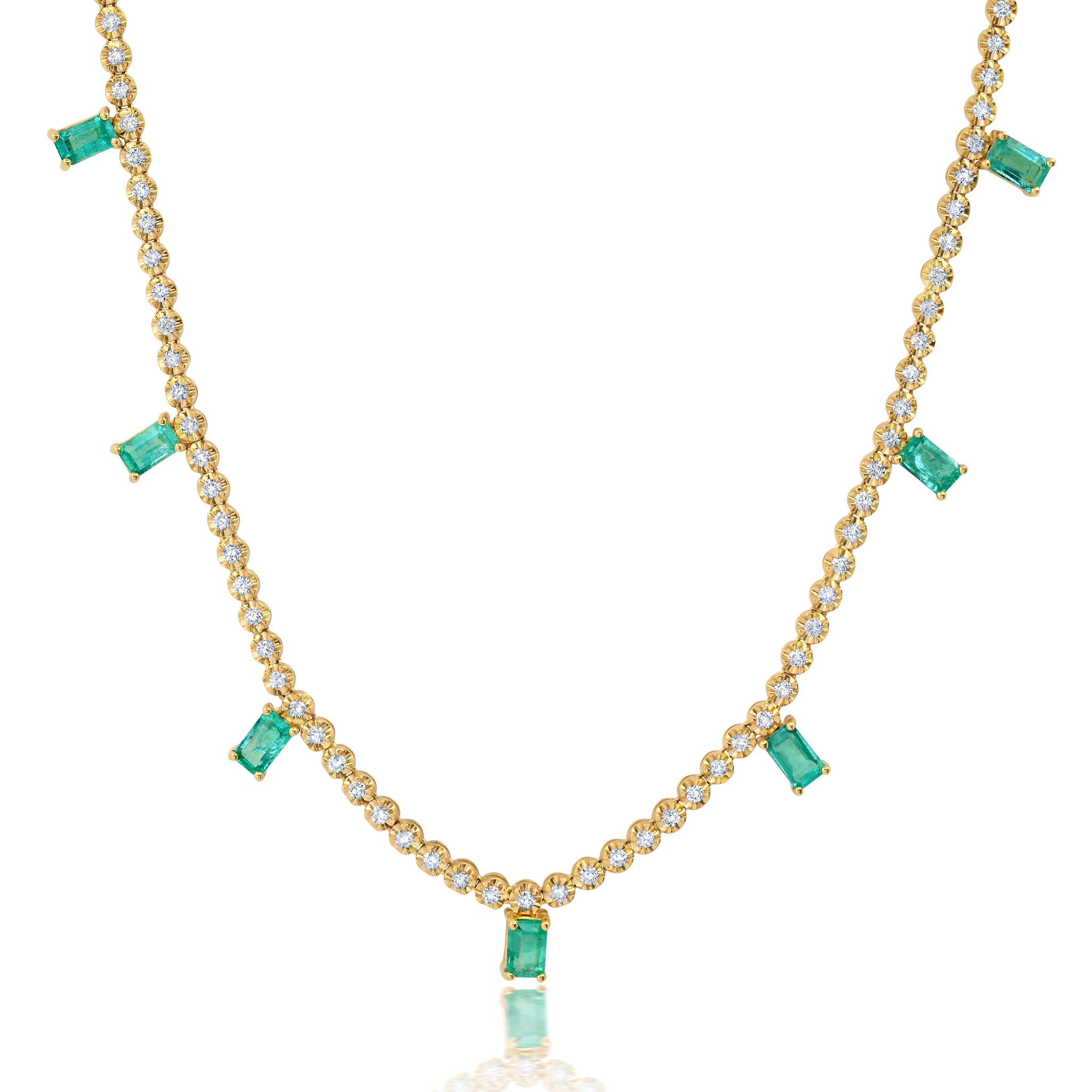 Emerald &amp; Diamond Necklace