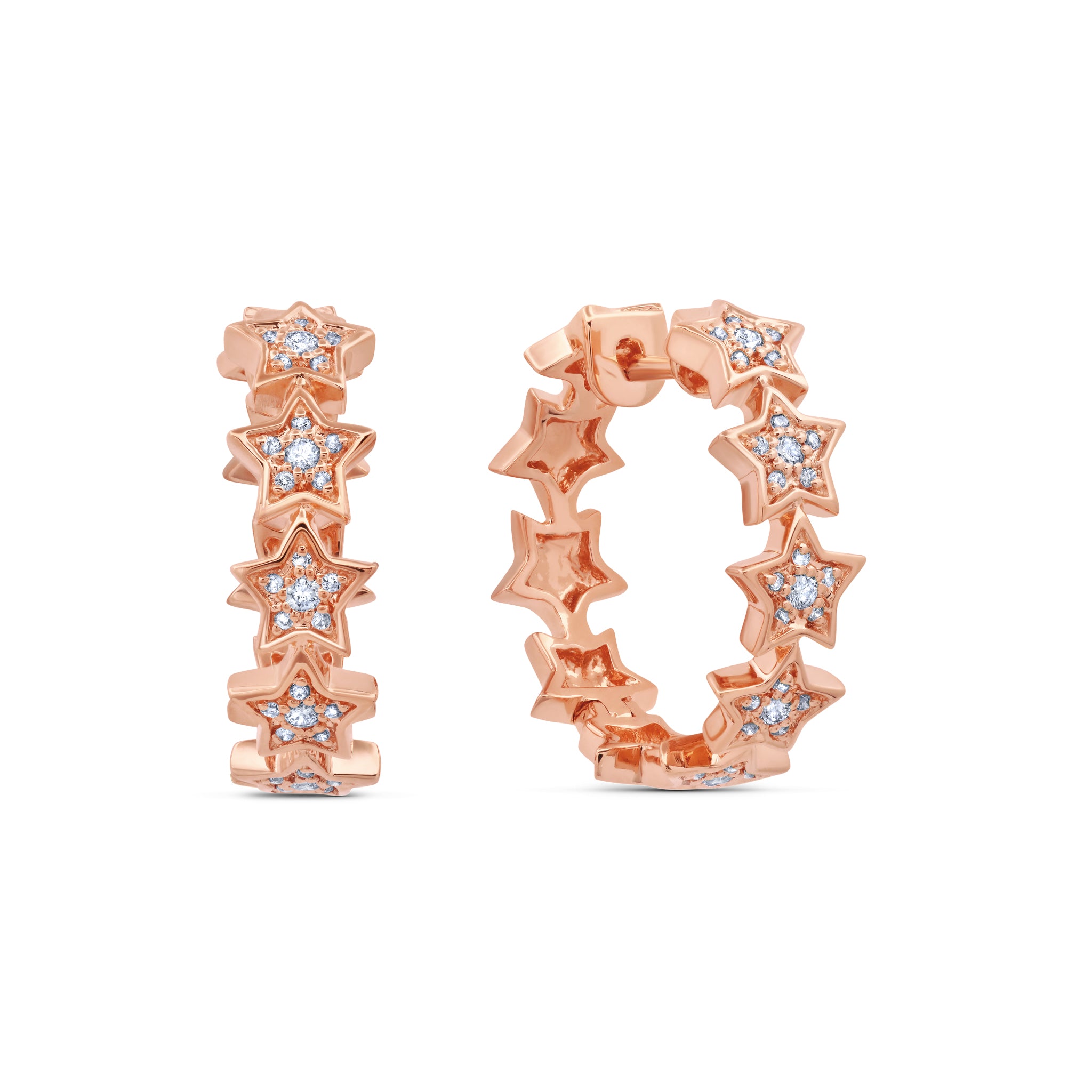 Starburst Hoop Earrings