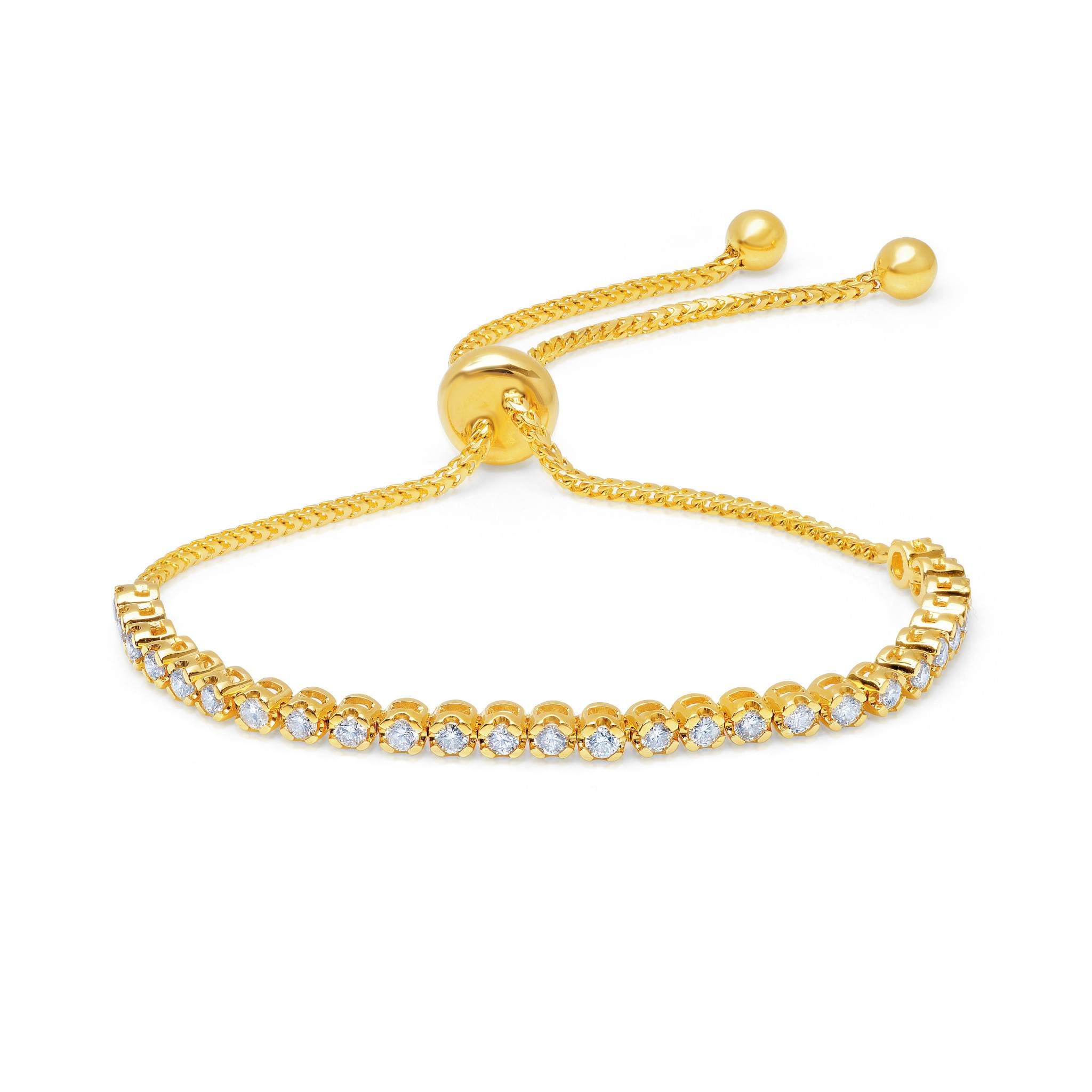 Graziela Gems - Diamond Bolo Bracelet - Yellow Gold