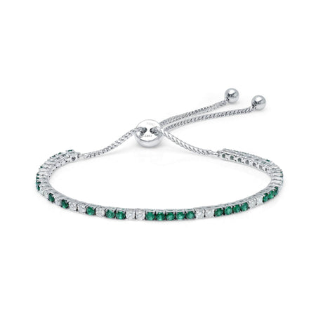 Beach Sapphire Aquamarine Platinum Bracelet
