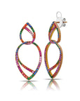 Graziela Gems - Rainbow Titanium Earrings - 