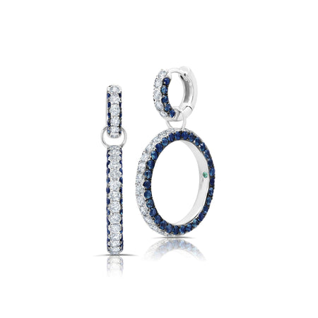 Beach Sapphire Aquamarine Platinum Bracelet
