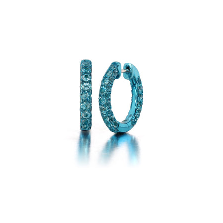 Beach Sapphire Aquamarine Platinum Bracelet