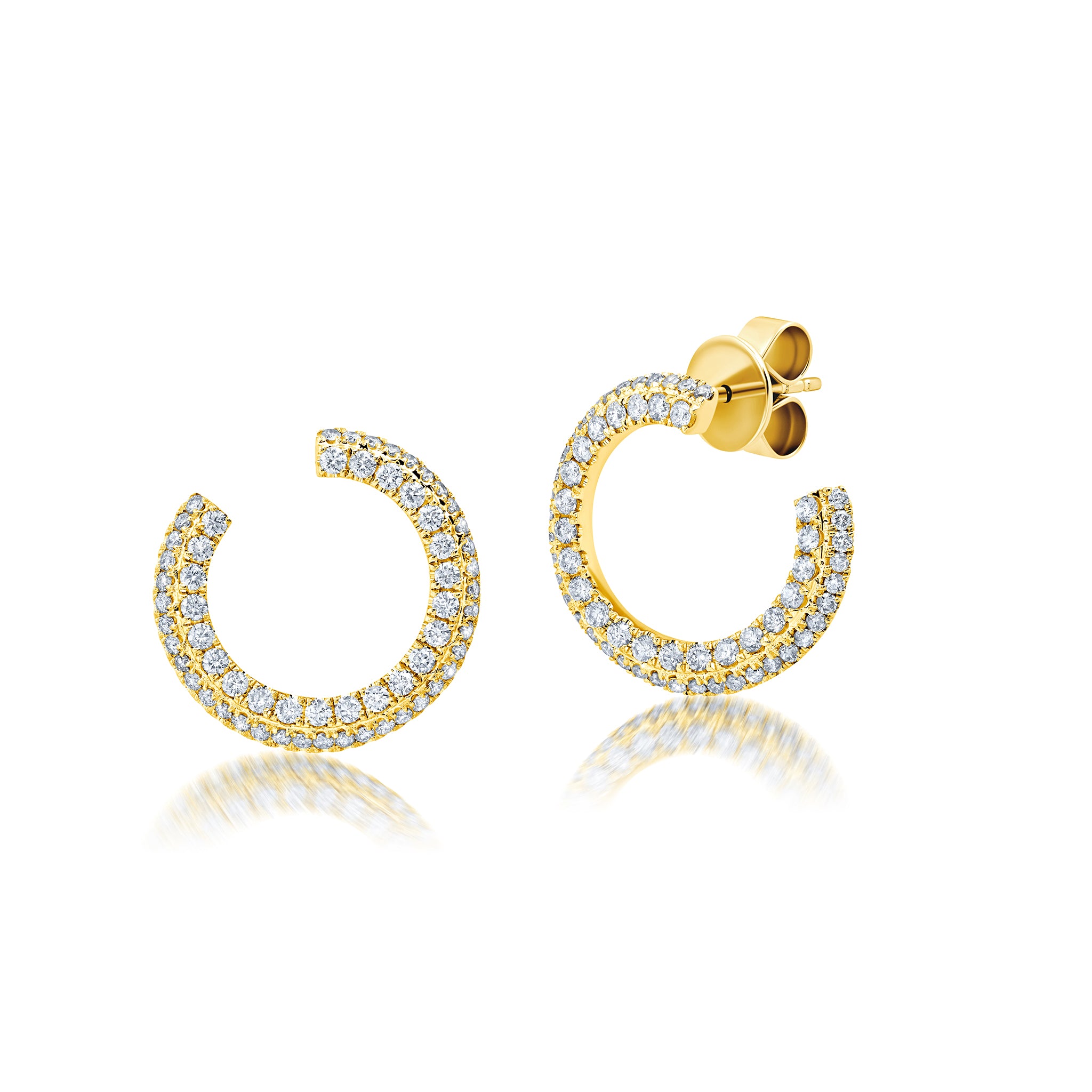 Diamond 3 Sided Forward Facing Hoops