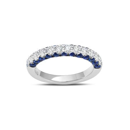 Beach Sapphire Aquamarine Platinum Bracelet